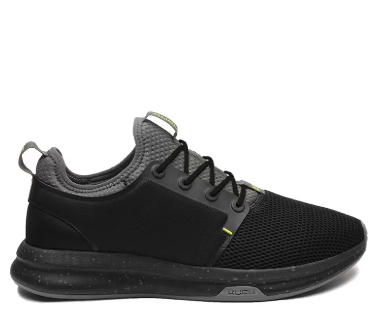 KURU Footwear ATOM WIDE Jetblack-citron Fashion