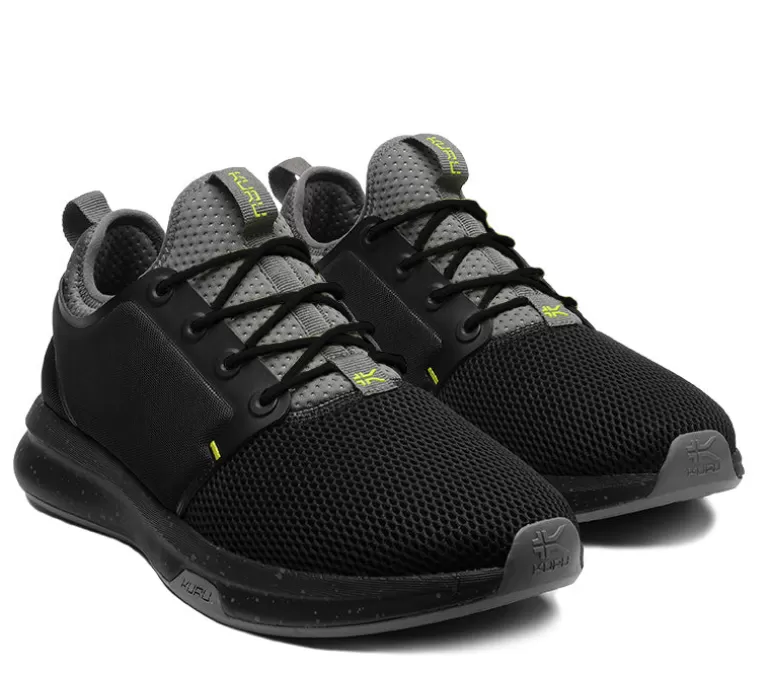 KURU Footwear ATOM WIDE Jetblack-citron Fashion