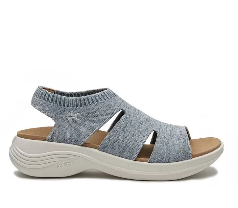 KURU Footwear CODA Muse Knit Cloudgray-brightwhite Clearance