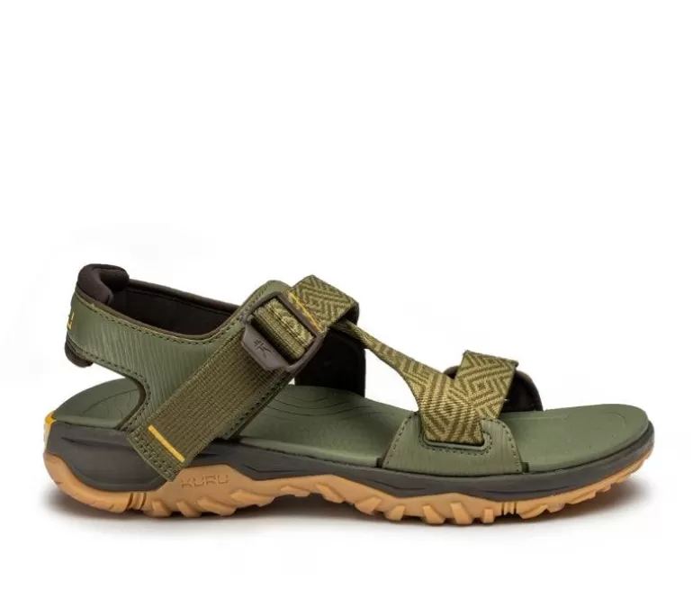 KURU Footwear CURRENT Olivegreen-goldenyellow New