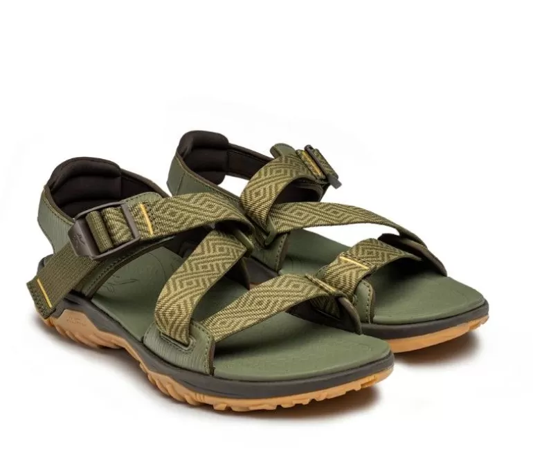 KURU Footwear CURRENT Olivegreen-goldenyellow New